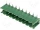 TBG-5-KB-10P/GN - Pluggable terminal block socket male 5.08mm THT ways 10 15A