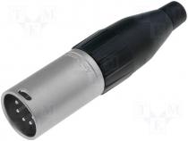 Connectors AV - Plug XLR professional male 5pin