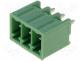 Terminal Blocks - Pluggable terminal block socket male straight 3.5mm THT 11A