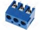 Terminal Blocks - Terminal block angled 0.5mm2 3.81mm THT screw terminals 10A