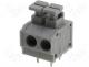 DG235-5.0-02P - Terminal block angled with push button 1.5mm2 THT ways 2