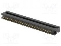 IDC Connector - IDC transition PIN 50 IDC THT for ribbon cable 1.27mm 1A