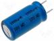 Low Impedance Capacitor - Capacitor electrolytic low impedance THT 1000uF 10V Ø10x20mm