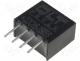 Converter DC/DC 1W Uin 5V DC 30mppm/C 100kHz SIL4PIN 75Vpp