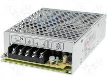 RS-75-12 - Pwr sup.unit pulse 72W Uout 12VDC 6A 88÷264VAC Outputs 1
