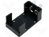 Battery Holder - Holder Size 6F22 Mounting panel mounting Batt.no 1