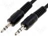 Cable assemblies - Cable Jack 3.5mm plug both sides 1.5m stereo