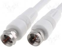 CABLE-F/F-1.5 - Cable F plug both sides white 1.5m