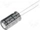 Capacitor electrolytic low impedance THT 100uF 63V O8x16mm