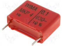 MKP4-100N/630 - Capacitor polypropylene 100nF 630V DC 15mm 10% 7x14x18mm