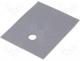 Thermoconductive silicone - Thermally conductive pad silicone SOT93/TOP3 0.4K/W L 24mm