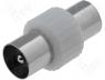 COAX-M/M - Coupler straight coaxial 9.5mm plug both sides
