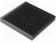  IC - Heatsink extruded grilled black L 100mm W 100mm H 15mm