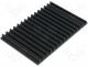 Heatsinks - Heatsink extruded grilled black L 100mm W 159mm H 10mm