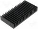 SK81/50/SA - Heatsink extruded grilled black L 50mm W 100mm H 15mm