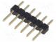 ZL303-06P - Pin header pin strips male PIN 6 straight 2mm THT 1x6
