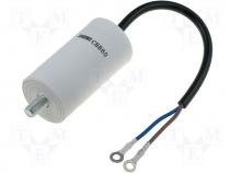 Motor capacitor - Capacitor motors, run, 2.5uF, 450V, Ø35x65mm, -25÷70C, 10%