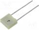   - Capacitor  polyester, 100nF, 40VAC, 63VDC, Pitch  5mm, 10%