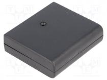 ABS-19/B - Enclosure multipurpose X 60mm Y 68mm Z 20mm ABS black