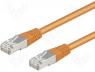 F/UTP5-CCA-015OR - Patch cord F/UTP 5e connection 1 1 stranded CCA PVC orange