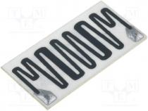 Resistor  thick film, high voltage, soldered, 500M, 1.7W, 25kV