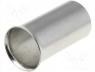 TUL-NI-16012 - Bootlace ferrule, non-insulated, copper, 16mm2, 12mm, tinned