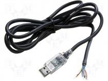 USB converter - Module USB RS422 cable USB cable 1.8m Supplying output 0V DC