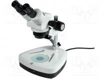 Stereoscopic microscopes, Mag  x10÷x40, 4.8kg, Plug  EU, 45