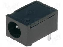 FC681455 - Socket DC mains male 3.5mm 1.3mm MINI, horizontal THT 1A