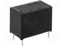 JV-12S-KT - Relay electromagnetic SPST-NO Ucoil 12VDC 5A/250VAC 5A/30VDC