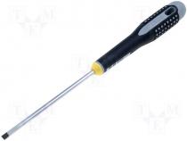 Screwdrivers - Screwdriver, flat blade 0,8X4mm length 222mm