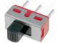 Slide Switch - Switch slide 2 position SPDT 5A/120VAC 5A/28VDC ON ON 1000MΩ