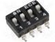Switch DIP SWITCH Poles number 4 ON OFF 0.1A/50VDC  25÷70°C