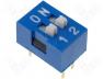 DIP-SWITCH - Switch DIP SWITCH Poles number 2 ON OFF 0.05A/12VDC  25÷80°C