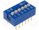 DIP-SWITCH - Switch DIP SWITCH Poles number 6 ON OFF 0.05A/12VDC  25÷80°C