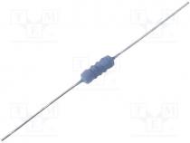 Resistor - Resistor  wire-wound, THT, 220m, 3W, 5%, Ø4.8x13mm, -55÷250C