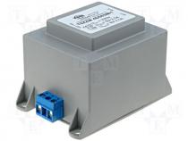 TSZZM45/2X9V - Transformer encapsulated 45VA 230VAC 9V 9V 2.5A 900g IP00