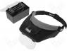 NB-HDLUP-35 - Binocular magnifier Mag x1.2÷x3.5 Illumin LED
