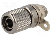 BC-115 - Socket, 4mm banana, 10A, 60VDC, L 25.5mm, Cutout  Ø6.2mm