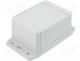 HM-1555FF42GY - Enclosure with fixing lugs X 91mm Y 120mm Z 62mm ABS grey