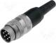 Connector circular Series C091A male plug silver plated IP40
