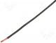D-2511/M - Cable stranded Cu 1.5mm2 silicone black 250V -80....135C