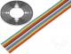 FLCC-16/30-1M - Cable ribbon 1.27mm stranded Cu 16x28AWG PVC 300V 1m