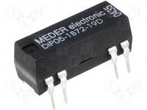 Relays PCB - Reed relay SPST-NC, 5VDCDiode, PCB mounting