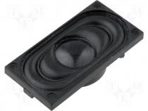 Loudspeaker, miniature, general purpose 1W 8 40x16x8mm