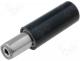 DC connector - Plug DC mains female 5.5mm 2.1mm for cable soldering 9.5mm