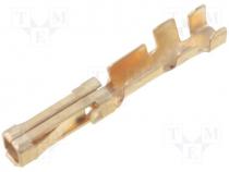 Contact female 22....26AWG AMPMODU MOD II gold plated crimped