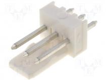 --- - Socket wire-board KK 254 male PIN 3 straight THT tinned 4A