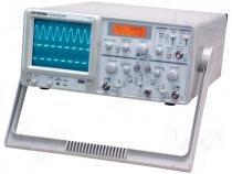 Oscilloscope analogue Band ≤30MHz Channels 2 300V
