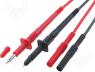CIH2056 - Test lead silicone 135m 10A red and black 0.75mm2